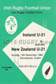 Ireland U21 New Zealand U21 1989 memorabilia